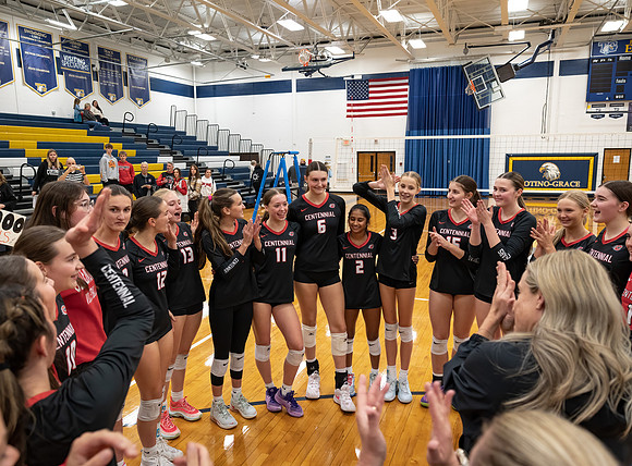 Centennial vs Totino-Grace Girls Varsity Volleyball 258