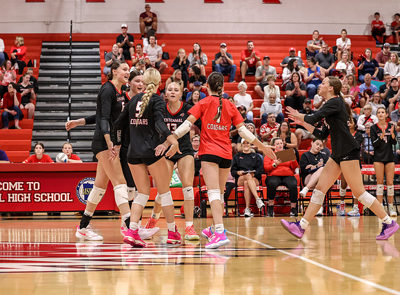Centennial vs Coon Rapids Girls Varsity Volleyball 24