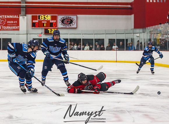 Centennial vs Blaine Varsity Hockey 086