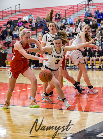 Centennial vs Andover Girls Varsity Basketball 060