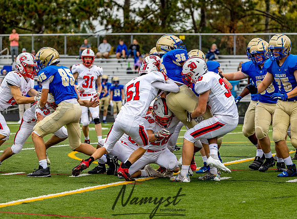 Centennial vs Wayzata JV Football Game 0105