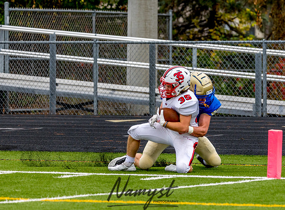 Centennial vs Wayzata JV Football Game 0116