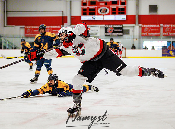 Centennial vs Mahtomedi JV Hockey 81