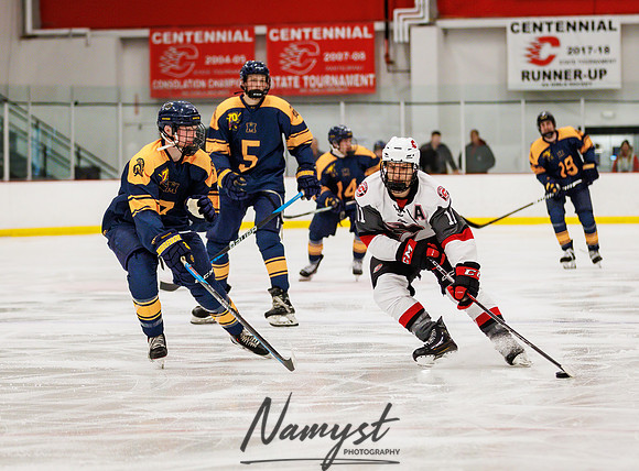 Centennial vs Mahtomedi Varsity Hockey 281