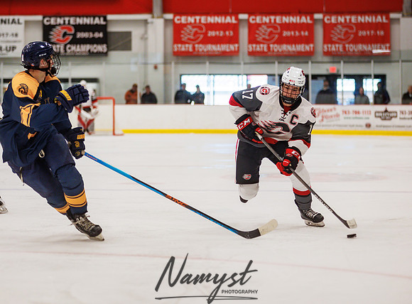 Centennial vs Mahtomedi Varsity Hockey 338