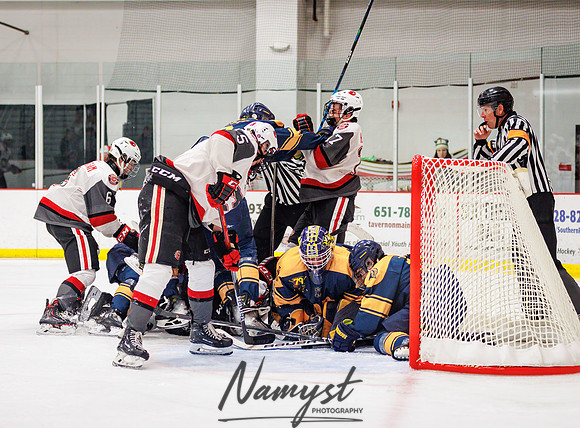 Centennial vs Mahtomedi Varsity Hockey 383