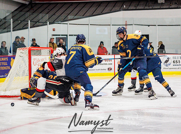 Centennial vs Mahtomedi Varsity Hockey 399