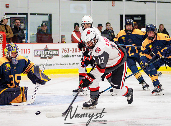 Centennial vs Mahtomedi Varsity Hockey 409
