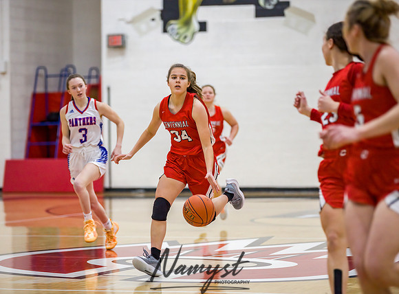 Centennial vs Spring Lake Park Girls Varsity Basketball 031