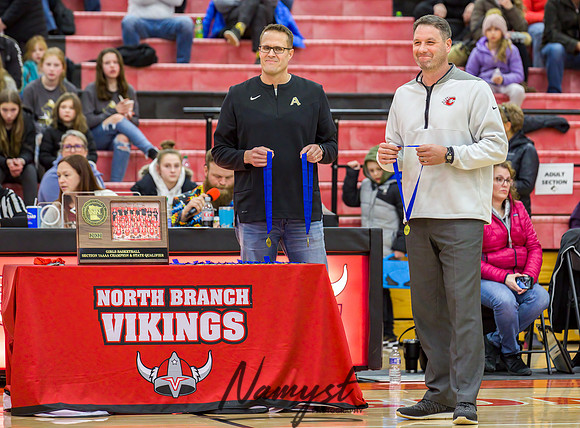 Centennial vs Andover Girls Varsity Basketball 201