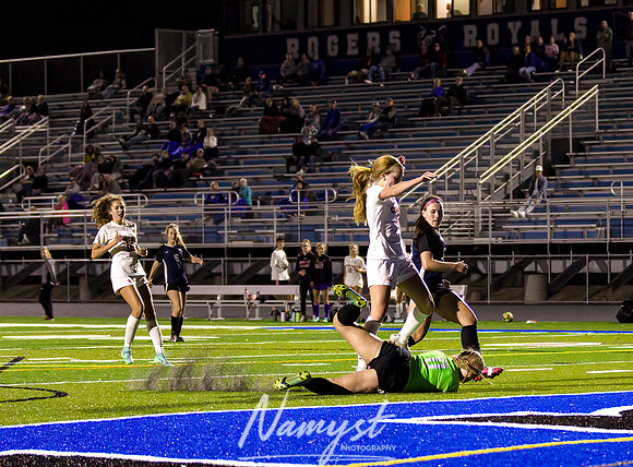 Centennial vs Rogers Girls Varsity Soccer 0087