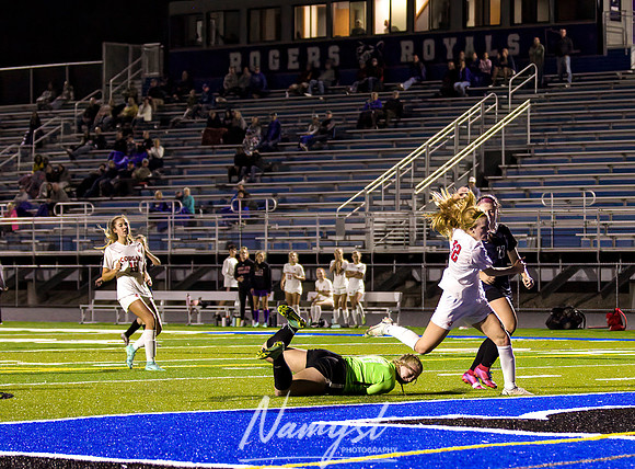 Centennial vs Rogers Girls Varsity Soccer 0088