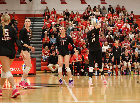 Centennial vs Blaine Girls Varsity Volleyball 59