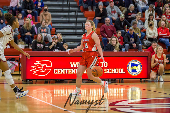 Centennial vs Maple Grove Girls Varsity Basketball 073