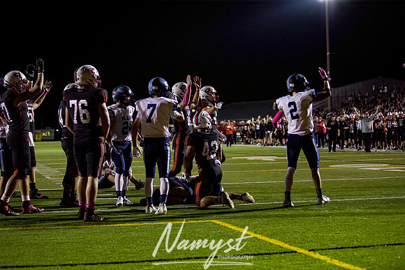 Centennial vs Blaine Varsity Football Game 0203