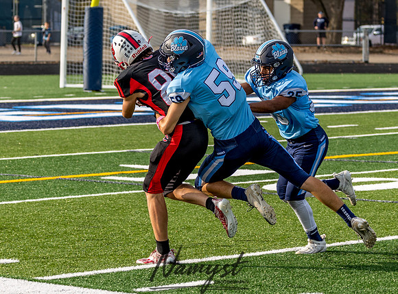Centennial (JV) at Blaine Football Game 0061