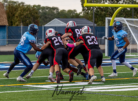 Centennial (JV) at Blaine Football Game 0122