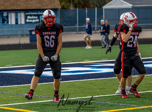 Centennial (JV) at Blaine Football Game 0125