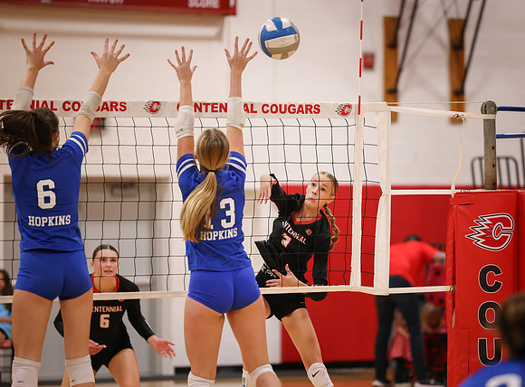 Centennial vs Hopkins Girls Varsity Volleyball 160