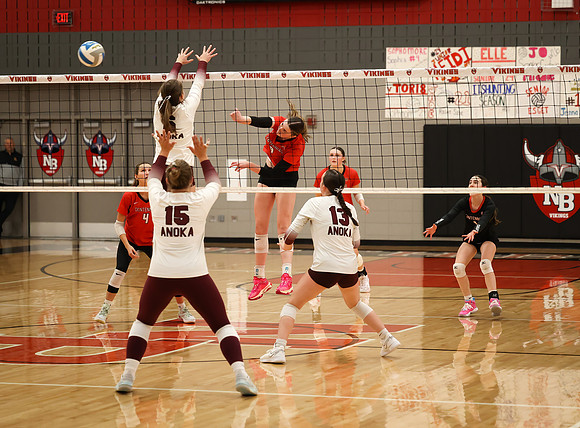 Centennial vs Anoka Girls Varsity Volleyball 253