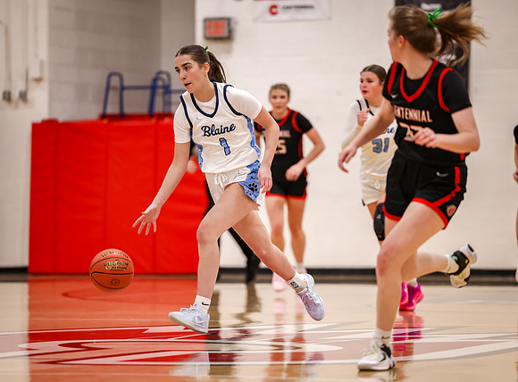 Centennial vs Blaine Girls Varsity Basketball 169