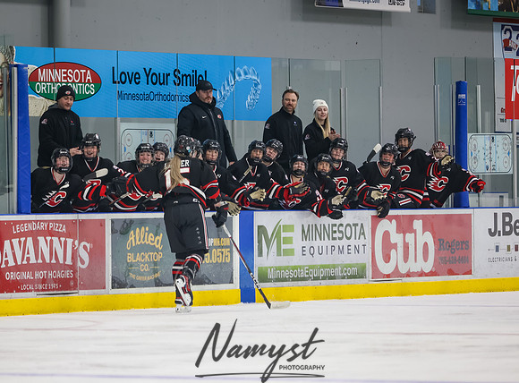 Centennial vs Roger Girls Varsity Hockey 49