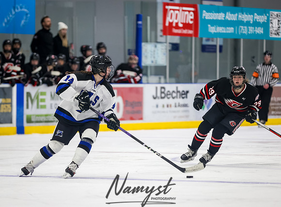 Centennial vs Roger Girls Varsity Hockey 52