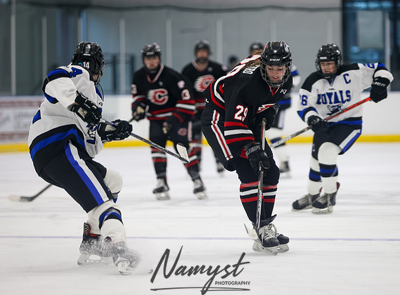 Centennial vs Roger Girls Varsity Hockey 54