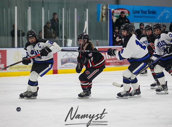 Centennial vs Roger Girls Varsity Hockey 55