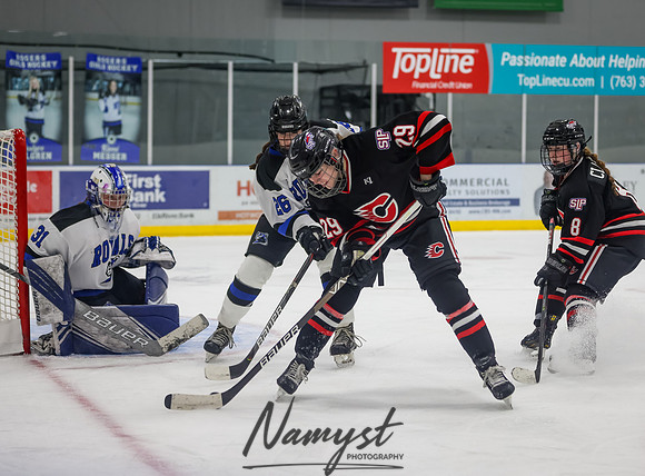 Centennial vs Roger Girls Varsity Hockey 60