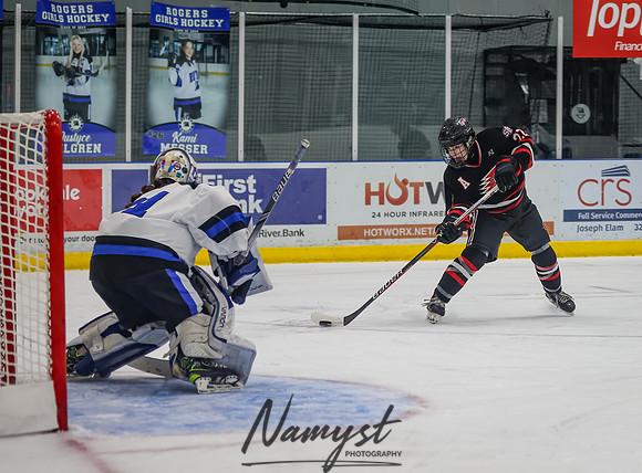 Centennial vs Roger Girls Varsity Hockey 62