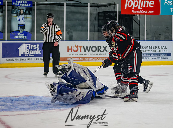 Centennial vs Roger Girls Varsity Hockey 66