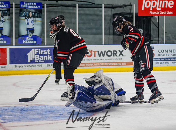 Centennial vs Roger Girls Varsity Hockey 68