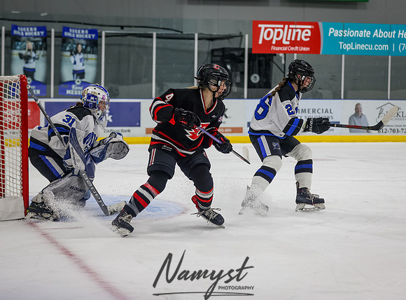 Centennial vs Roger Girls Varsity Hockey 73