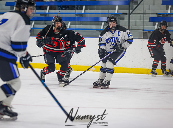 Centennial vs Roger Girls Varsity Hockey 80