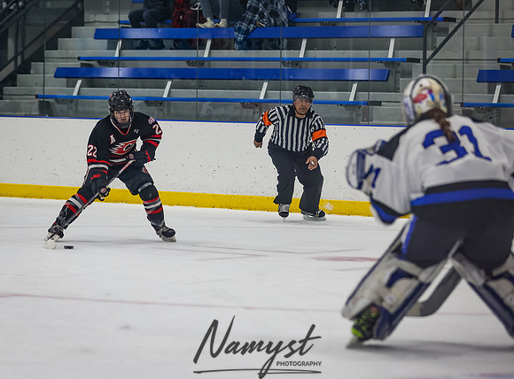 Centennial vs Roger Girls Varsity Hockey 83