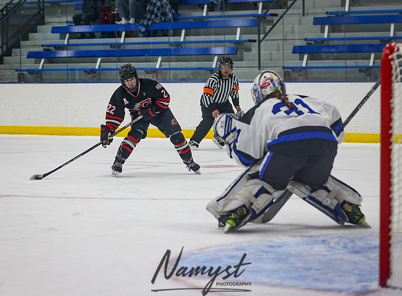 Centennial vs Roger Girls Varsity Hockey 85