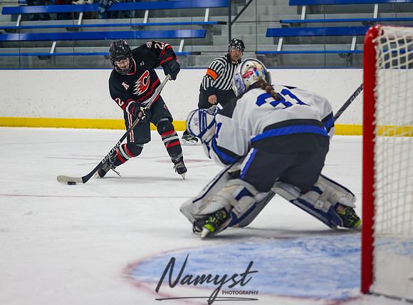 Centennial vs Roger Girls Varsity Hockey 86