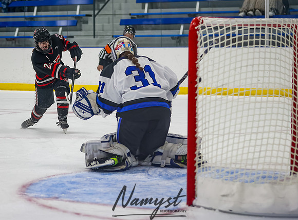Centennial vs Roger Girls Varsity Hockey 87
