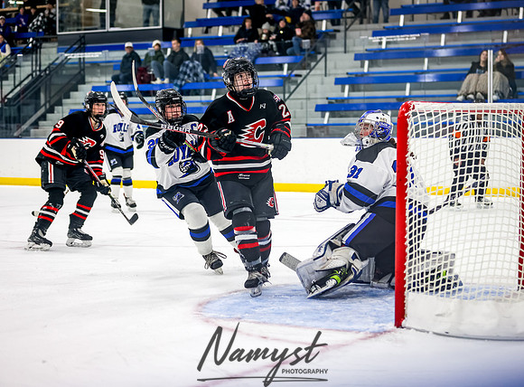 Centennial vs Roger Girls Varsity Hockey 90