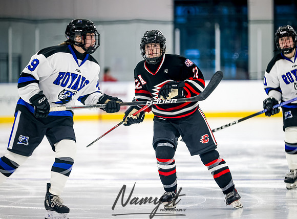 Centennial vs Roger Girls Varsity Hockey 209
