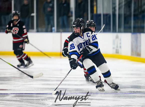 Centennial vs Roger Girls Varsity Hockey 214
