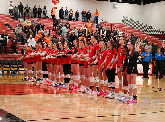 Centennial vs Anoka Girls Varsity Volleyball 34