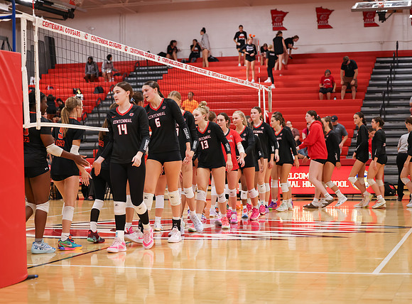 Centennial vs Osseo Girls Varsity Volleyball 237