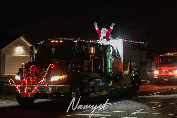 Centennial Fire Santa's Fire Engine Parade 1