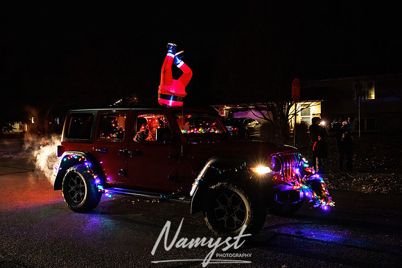 Centennial Fire Santa's Fire Engine Parade 17