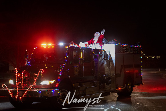 Centennial Fire Santa's Fire Engine Parade 20