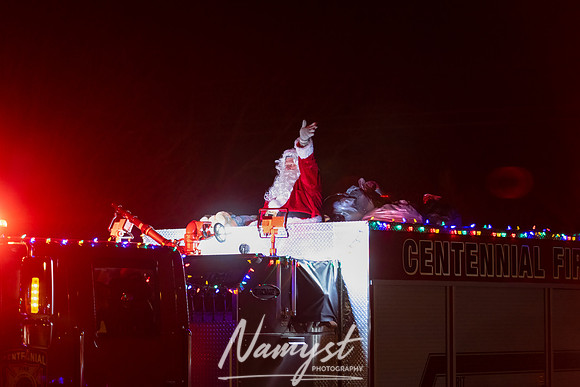 Centennial Fire Santa's Fire Engine Parade 21