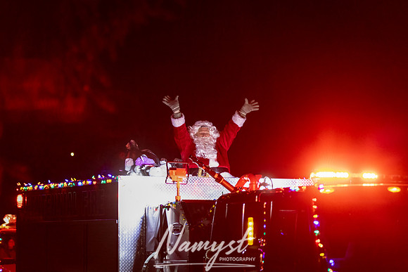 Centennial Fire Santa's Fire Engine Parade 29