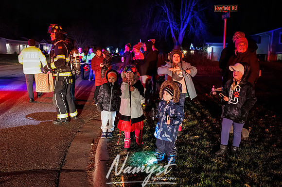 Centennial Fire Santa's Fire Engine Parade 32
